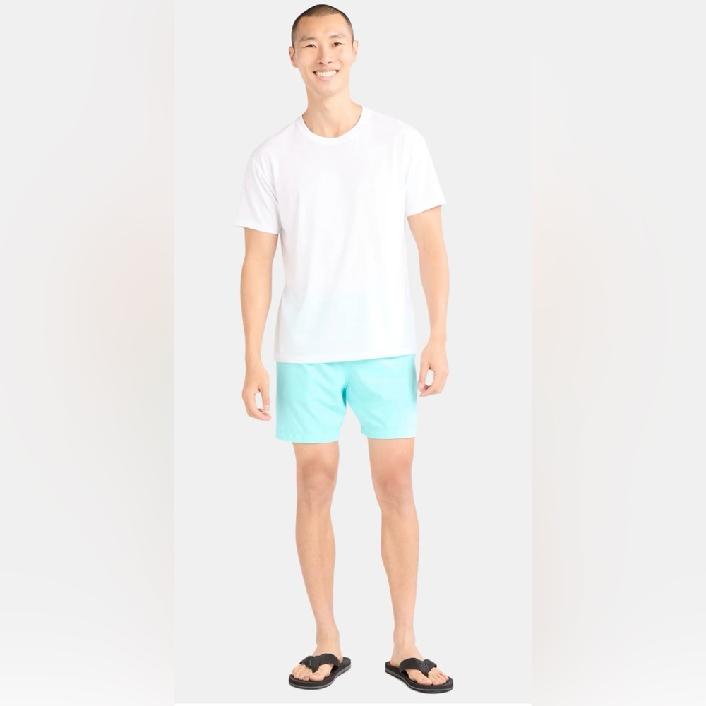 George Men's Aqua Swim Shorts inseam 6inches